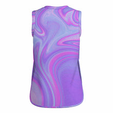 Cargar imagen en el visor de la galería, Camiseta Deportiva de Yoga para Mujer MWL620 personalizado con patrón foto texto (impresión de imagen única)
