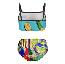 Cargar imagen en el visor de la galería, Niños niñas traje de baño bikini traje de baño NT009 personalizado con patrón foto texto (impresión de imágenes múltiples)
