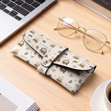 Cargar imagen en el visor de la galería, Estuche de piel para gafas JJ0531103 personalizado con patrón foto texto

