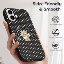Cargar imagen en el visor de la galería, Funda protectora para iPhone 16 de Apple de piel sintética personalizado con patrón foto texto
