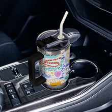 Cargar imagen en el visor de la galería, Taza de acero inoxidable 304 de gran capacidad para coche personalizado con patrón foto texto
