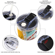 Cargar imagen en el visor de la galería, Taza de acero inoxidable 304 de gran capacidad para coche personalizado con patrón foto texto
