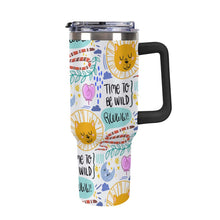 Cargar imagen en el visor de la galería, Taza de acero inoxidable 304 de gran capacidad para coche personalizado con patrón foto texto

