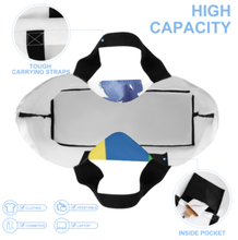 Cargar imagen en el visor de la galería, Bolso Tote Grande XB0601059 con Asa para Mujer personalizado con patrón foto texto (impresión de imágenes múltiples)
