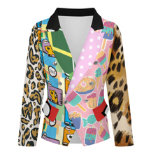 Cargar imagen en el visor de la galería, Chaqueta de chándal informal para mujer Z33W personalizado con patrón foto texto (impresión de imágenes múltiples)
