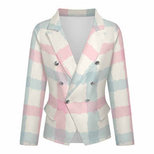 Cargar imagen en el visor de la galería, Chaqueta de traje casual para mujer Z33W personalizado con patrón foto texto (impresión de imagen única)
