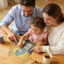 Cargar imagen en el visor de la galería, Puzzles / Rompecabezas cuadrado irregular personalizado con Impresión Completa de Una Imagen con Foto Logo Patrón Texto
