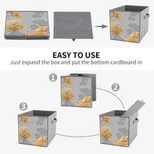 Cargar imagen en el visor de la galería, 6 cajas de almacenamiento plegables personalizado con patrón foto texto

