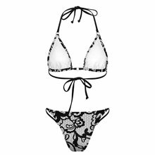 Cargar imagen en el visor de la galería, Traje de baño triangular sexy para mujer SDS0314 personalizado con patrón foto texto (impresión de imagen única)
