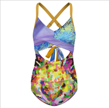 Cargar imagen en el visor de la galería, Traje de baño de una pieza para mujer SDSYY002 personalizado con patrón foto texto (impresión de imágenes múltiples)
