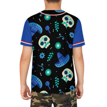 Cargar imagen en el visor de la galería, Camiseta de béisbol infantil J81T personalizado con patrón foto texto
