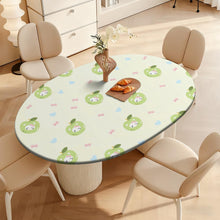 Cargar imagen en el visor de la galería, Mantel ovalado impermeable de hule JJ05191097 personalizado con patrón foto texto
