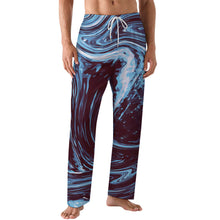 Cargar imagen en el visor de la galería, Pantalones de dormir sueltos para hombre LM071 talla S-5XL personalizado con patrón foto texto (impresión de imagen única)
