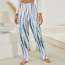 Cargar imagen en el visor de la galería, Pantalón de pijama holgado de felpa para mujer LM072 personalizado con patrón foto texto (impresión de imagen única)
