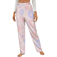 Cargar imagen en el visor de la galería, Pantalón de pijama holgado de felpa para mujer LM218 (Diferentes estampados adelante y atrás) personalizado con patrón foto texto
