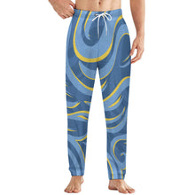 Cargar imagen en el visor de la galería, Pantalón de pijama holgado de felpa para hombre LM071 personalizado con patrón foto texto (impresión de imagen única)
