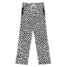 Cargar imagen en el visor de la galería, Pantalón de pijama holgado de algodón puro para hombre con estampado integral LM071 personalizado con patrón foto texto
