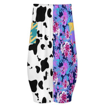 Cargar imagen en el visor de la galería, Pantalones anchos de cintura alta informales para mujer SZK personalizado con patrón foto texto (impresión de imágenes múltiples)
