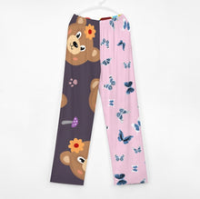 Cargar imagen en el visor de la galería, Pantalón de pijama recto para niño unisex D31P personalizado con patrón foto texto (impresión de imágenes múltiples)
