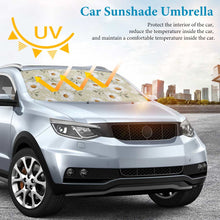 Cargar imagen en el visor de la galería, Sombrilla parasol para coche personalizado con patrón foto texto
