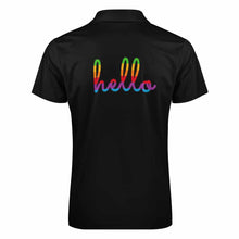 Cargar imagen en el visor de la galería, Polo estampado de algodón puro con cremallera para hombre B470 personalizado con patrón foto texto
