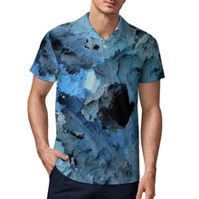 Cargar imagen en el visor de la galería, Polo HT de algodón puro para hombre personalizado con patrón foto texto

