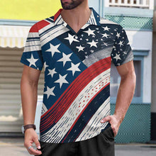 Cargar imagen en el visor de la galería, Camisetas polo de manga corta para hombre TXLD personalizado con patrón foto texto (impresión de imagen única)
