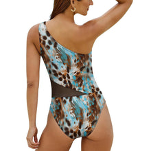 Cargar imagen en el visor de la galería, Traje de baño de una pieza de malla adelgazante sexy para mujer SDS504 personalizado con patrón foto texto (impresión de imagen única)
