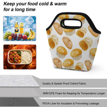 Cargar imagen en el visor de la galería, Sac à déjeuner portable personalizado con patrón foto texto (impresión de imágenes múltiples)
