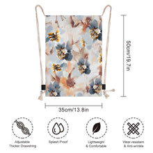 Cargar imagen en el visor de la galería, Mochila de Lona con Cordón XB0604196 personalizado con patrón foto texto
