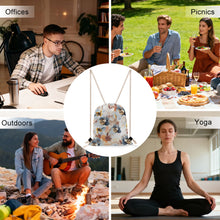 Cargar imagen en el visor de la galería, Mochila de Lona con Cordón XB0604196 personalizado con patrón foto texto
