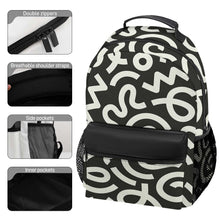 Cargar imagen en el visor de la galería, Mochila Escolar Casual XB0604193 personalizado con patrón foto texto

