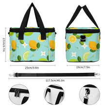 Cargar imagen en el visor de la galería, Bolsa de almuerzo / Bolsa térmica portátil personalizado con patrón foto texto
