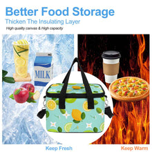 Cargar imagen en el visor de la galería, Bolsa de almuerzo / Bolsa térmica portátil personalizado con patrón foto texto

