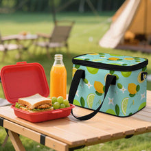 Cargar imagen en el visor de la galería, Bolsa de almuerzo / Bolsa térmica portátil personalizado con patrón foto texto
