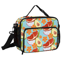 Cargar imagen en el visor de la galería, Bolsa térmica para almuerzo de gran capacidad (30 x 24,5 x 11 cm) personalizado con patrón foto texto
