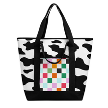 Cargar imagen en el visor de la galería, Bolsa de Compras Térmica de Gran Capacidad XB0601064 personalizado con patrón foto texto (impresión de imágenes múltiples)
