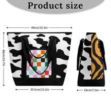 Cargar imagen en el visor de la galería, Bolsa de Compras Térmica de Gran Capacidad XB0601064 personalizado con patrón foto texto (impresión de imágenes múltiples)
