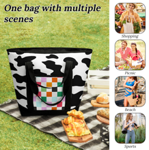 Cargar imagen en el visor de la galería, Bolsa de Compras Térmica de Gran Capacidad XB0601064 personalizado con patrón foto texto (impresión de imágenes múltiples)
