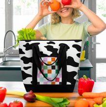 Cargar imagen en el visor de la galería, Bolsa de Compras Térmica de Gran Capacidad XB0601064 personalizado con patrón foto texto (impresión de imágenes múltiples)
