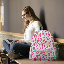 Cargar imagen en el visor de la galería, Mochila escolar de tela Oxford, mochila escolar, mochila de viaje para niños / niñas personalizado con patrón foto texto
