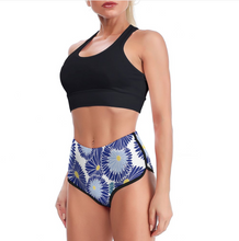 Cargar imagen en el visor de la galería, Pantalones cortos de yoga y gimnasia para mujer XG002 personalizado con patrón foto texto (impresión de imágenes múltiples)
