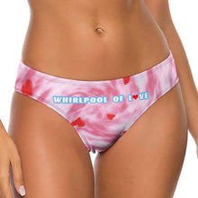 Cargar imagen en el visor de la galería, Tanga de tiro bajo para mujer de algodón puro NZ207 personalizado con patrón foto texto
