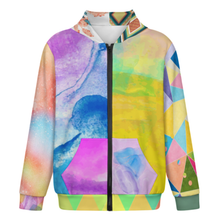 Cargar imagen en el visor de la galería, Sudadera con Cremallera para Adolescentes LM516 personalizado con patrón foto texto (impresión de imágenes múltiples)
