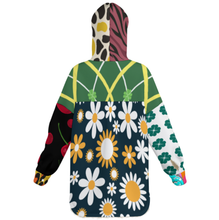 Cargar imagen en el visor de la galería, Sudadera con capucha de felpa de doble capa para mujer MWL507 personalizado con patrón foto texto (impresión de imágenes múltiples)
