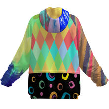 Cargar imagen en el visor de la galería, Sudadera con capucha de doble capa para mujer con bolsillos (con forro) MWL683 personalizado con patrón foto texto (impresión de imágenes múltiples)
