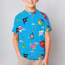 Cargar imagen en el visor de la galería, Camiseta infantil de algodón puro ET personalizado con patrón foto texto
