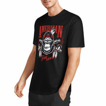 Cargar imagen en el visor de la galería, Camiseta 100% algodón orgánico estampada en el frente personalizado con patrón foto texto
