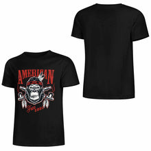 Cargar imagen en el visor de la galería, Camiseta 100% algodón orgánico estampada en el frente personalizado con patrón foto texto

