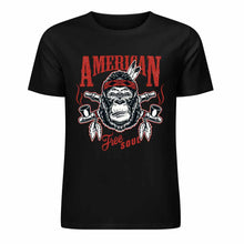Cargar imagen en el visor de la galería, Camiseta 100% algodón orgánico estampada en el frente personalizado con patrón foto texto
